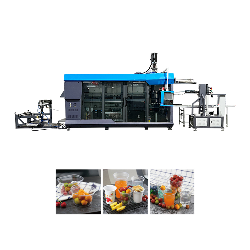 Volledige servomotoraandrijfbek/deksel/kom thermovorming machine