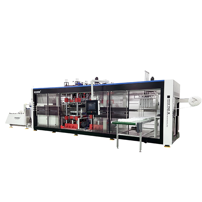 HYX-7161 Volledig automatische positieve en negatieve druk 3 stations thermovorming machine